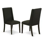 East West Furniture Florence 41" Fabric Dining Chairs Black (set Of 2) New. Price: $259.19.