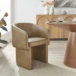Verity Barrel Back Vegan Leather Dining Chair Toast New. Price: $272.00.