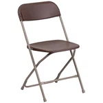 Plastic Folding Chairs Brown 10 Pack Indoor Outdoor Event Party 700 Lb Capacity New. Price: $299.99.
