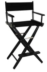 American Trails Extra-wide 30 Director Chair Bar Height Black Canvas Wood Nib New. Price: $61.99.