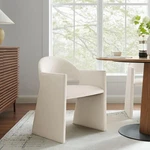 Modway Talia Performance Velvet Dining Armchair Alabaster Curved Open. Price: $164.00.