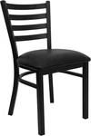 Flash Furniture Hercules Series Black Ladder Back Metal Restaurant Chair - New. Price: $102.55.