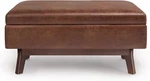 Simplihome Owen 36 Wide Mid Century Inch, Distressed Saddle Brown New. Price: $280.40.