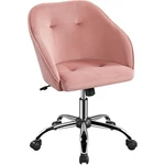 Yaheetech Pink Office Chair Small Cute 24 X 22.5 30-34 (l H), New. Price: $76.99.