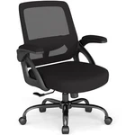 450LB Big Ergonomic Mesh Mid Back With Lumbar Support Swivel Task Chairs New. Price: $89.99.